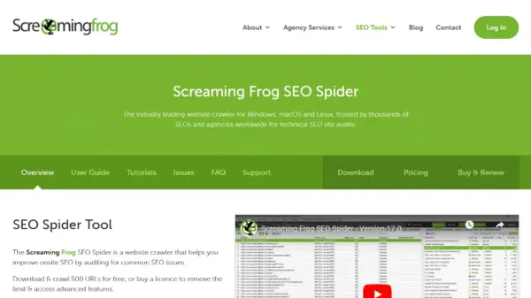 Screaming Frog SEO Spider