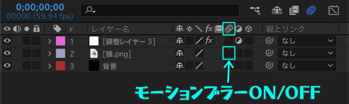 モーションブラーON/OFF