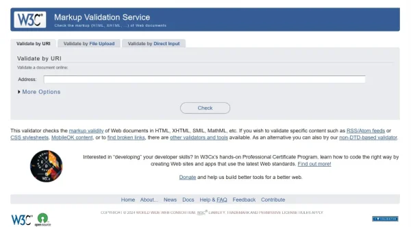 Markup Validation Service