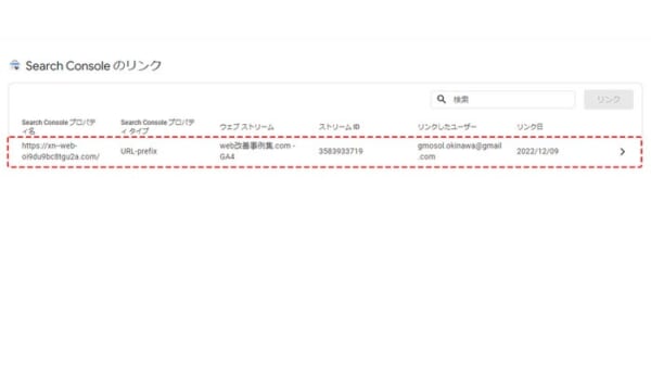 Googleアナリティクスでの確認