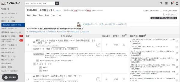 結果を確認する