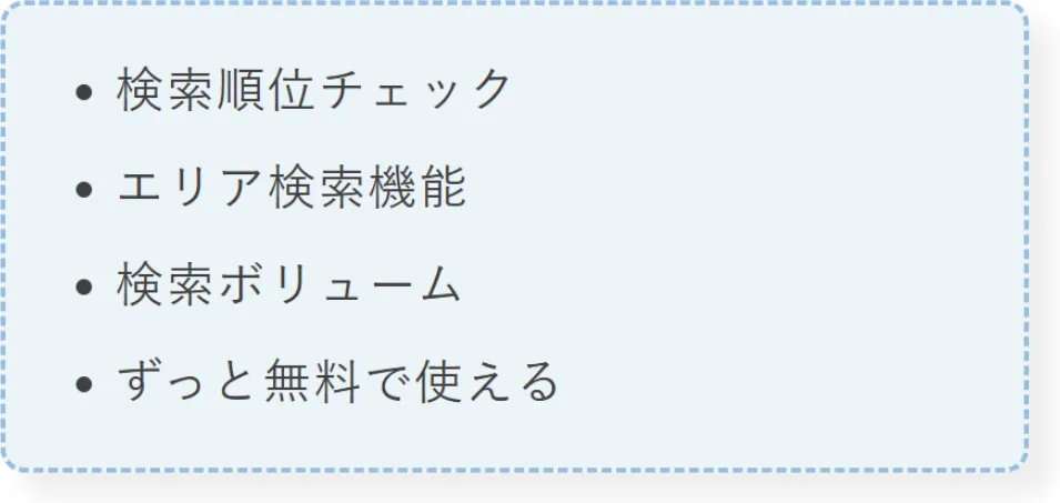 影付きリスト