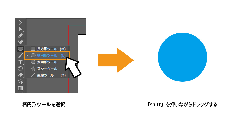 パターンにするオブジェクトを作る