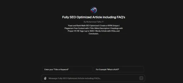 Fully SEO Optimized Article including FAQ’s