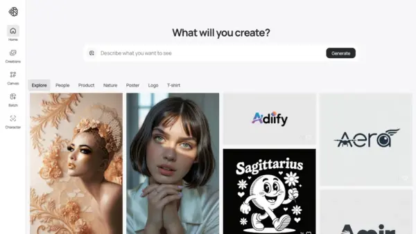 Ideogram AIのスクリーンショット