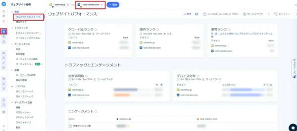 SimilarWebで競合調査を行う方法
