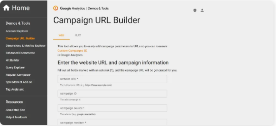 campaign URL Builder